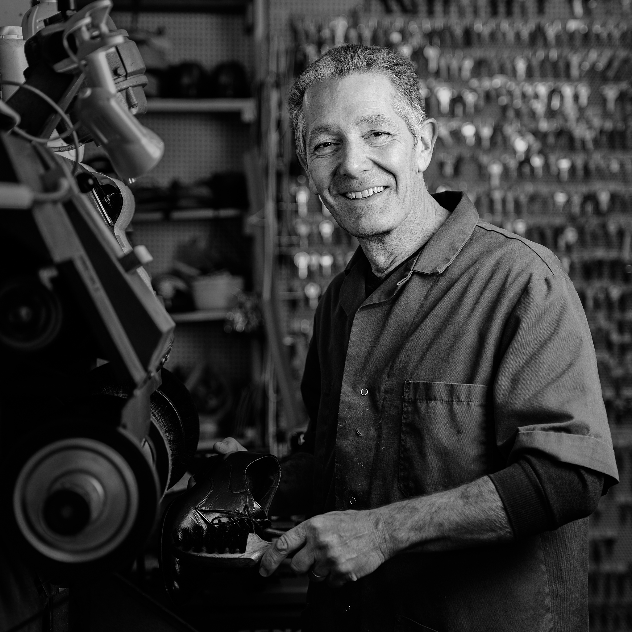 Portrait artisan clair obscure